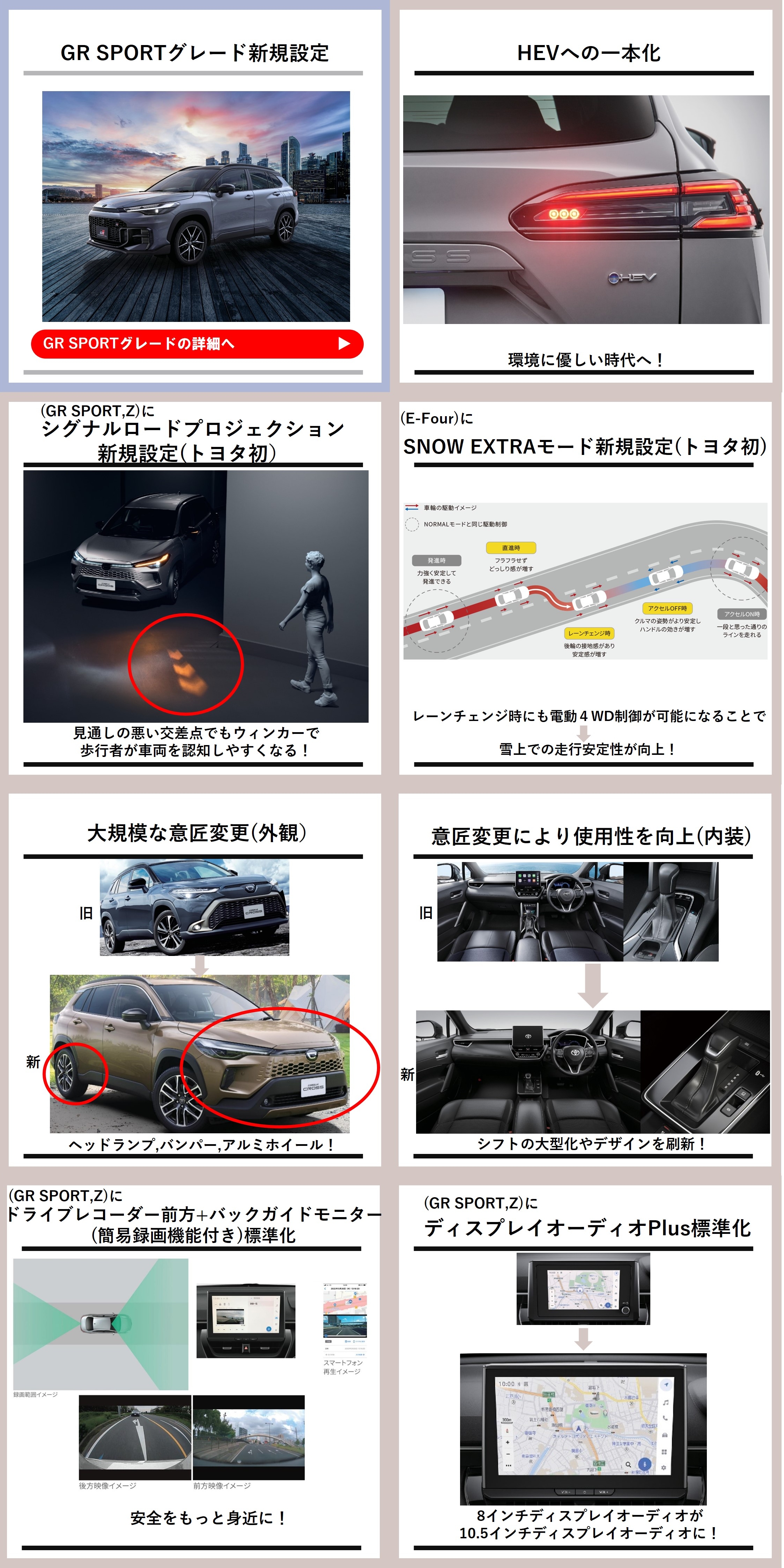 カローラ クロス｜福岡と長崎で新車・トヨタ車なら福岡トヨタ／長崎トヨタ｜公式サイト | 福岡トヨタ自動車株式会社