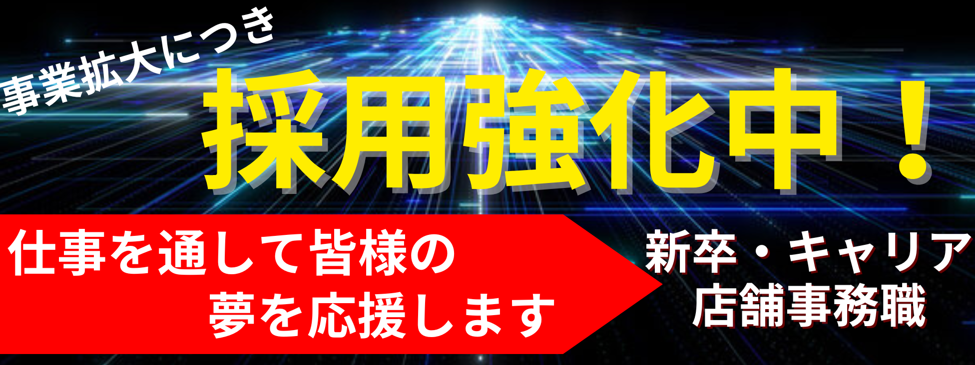 採用強化中