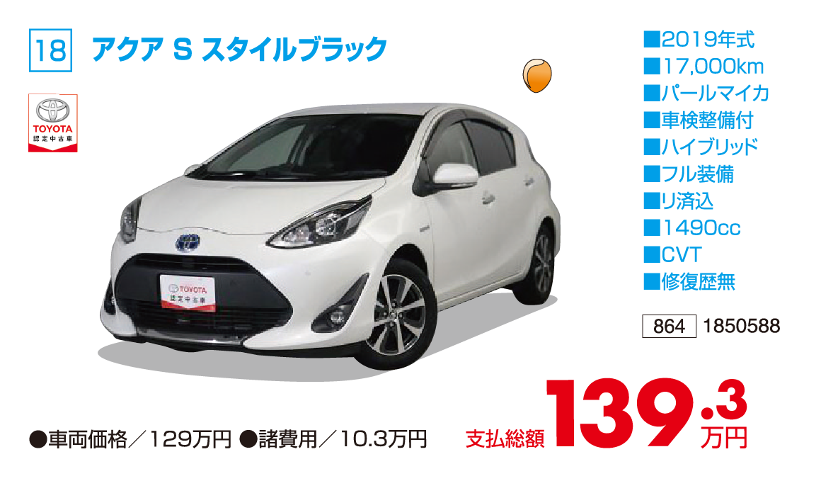 アクア S スタイルブラック