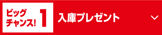 ビッグチャンス!1入庫プレゼント