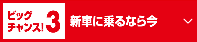 ビッグチャンス!3新車に乗るなら今
