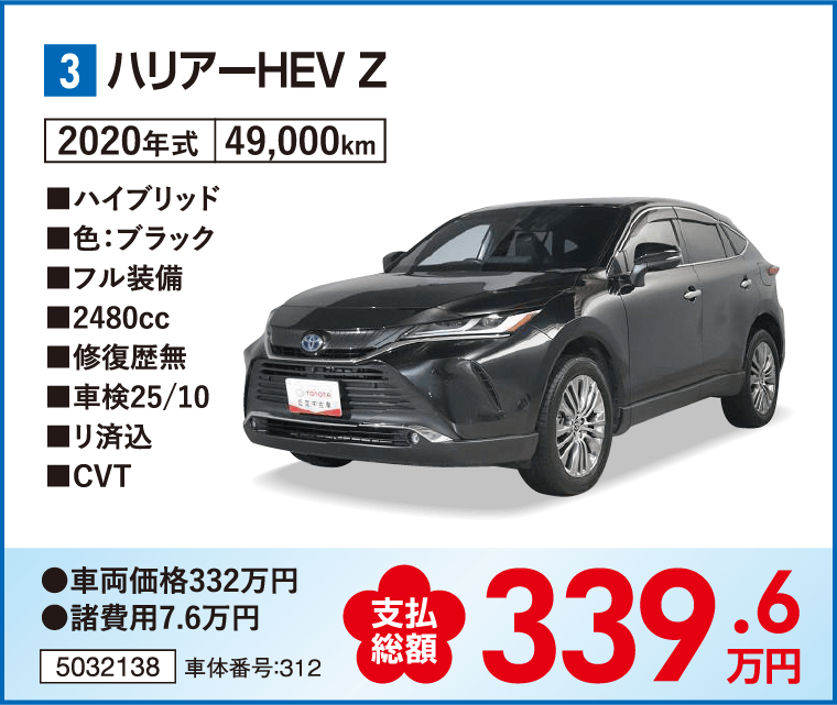 初売り 特選中古車一挙大放出！｜福岡トヨタ自動車 公式サイト