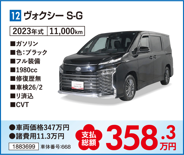 ヴォクシー S-G