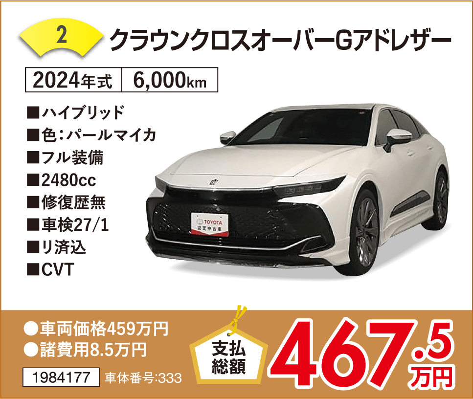 クラウンクロスオーバー