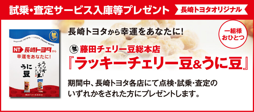 試乗・査定サービス入庫等プレゼント