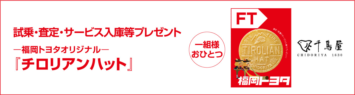 試乗・査定・サービス入庫等プレゼント