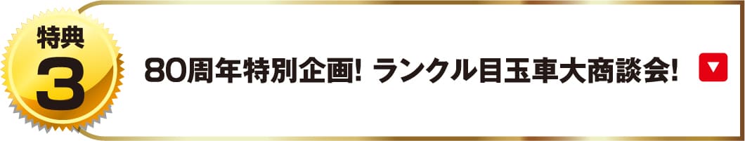 80周年特別企画！ ランクル目玉車大商談会！