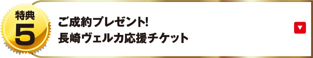 ご成約プレゼント！長崎ヴェルカ応援チケット